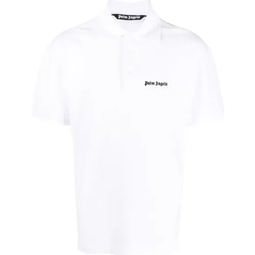 Polo-Shirt mit gesticktem Logo - Palm Angels - Modalova