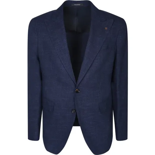 Mens Clothing Blazer Ss24 , male, Sizes: M - Tagliatore - Modalova