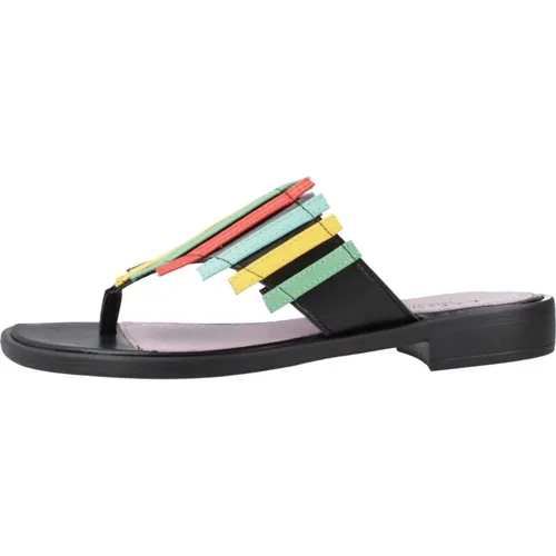 Bunte Flip Flops für den Sommer,Bunte Multi-Strap Flip Flops - CafèNoir - Modalova