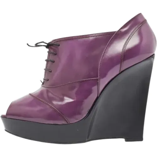 Pre-owned Leather boots , female, Sizes: 6 UK - Marni Pre-owned - Modalova