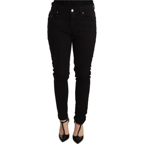 Skinny Jeans,Schwarze Slim Fit Stretch Denim Jeans - Dolce & Gabbana - Modalova