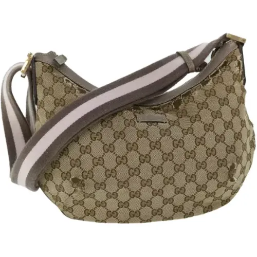 Pre-owned Canvas shoulder-bags , female, Sizes: ONE SIZE - Gucci Vintage - Modalova