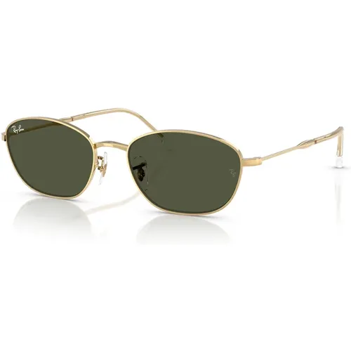 Gold Metal Frame Green G-15 Lenses , unisex, Sizes: 58 MM, 55 MM - Ray-Ban - Modalova