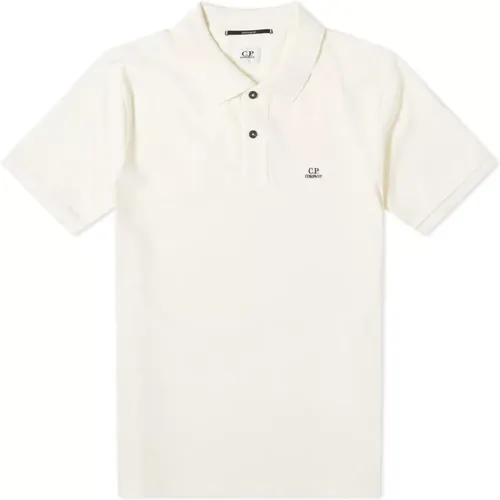 Stretch Pique Slim Fit Logo Polo , male, Sizes: M - C.P. Company - Modalova