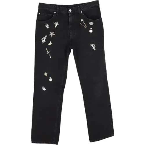 Pre-owned Cotton jeans , female, Sizes: L - Alexander McQueen Pre-owned - Modalova