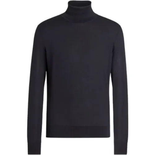 Luxuriöser Cashmere-Seiden Rollkragenpullover - Ermenegildo Zegna - Modalova