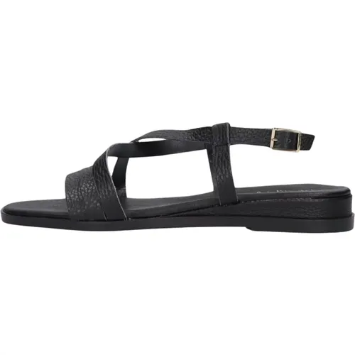 Flat Sandalen , Damen, Größe: 41 EU - Notre-v - Modalova