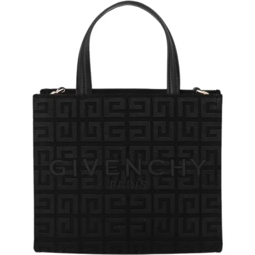 Schwarze Leder Mini G-Tote Tasche,Schwarze Mini G-Tote Tasche - Givenchy - Modalova