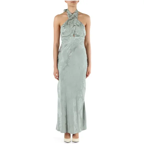 Jacquard Sleeveless Maxi Dress , female, Sizes: L, S, M, XS - Guess - Modalova