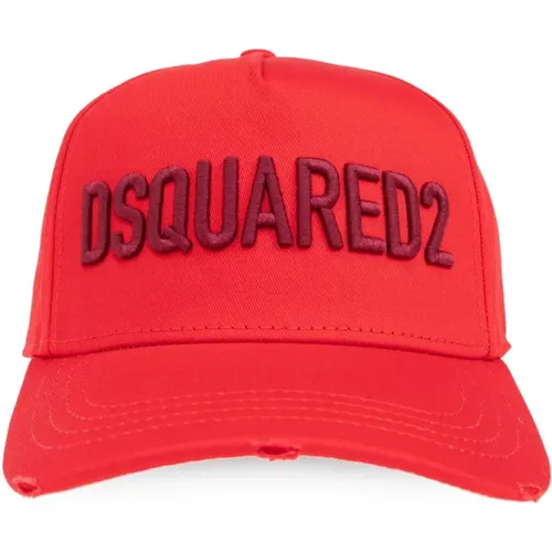 Embroidered Logo Cap , male, Sizes: ONE SIZE - Dsquared2 - Modalova