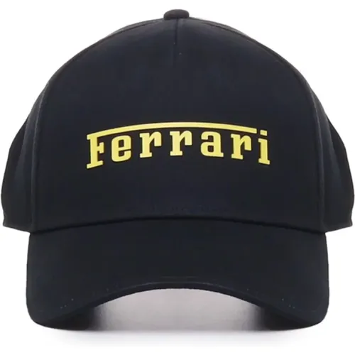 Cotton Logo Hats , unisex, Sizes: ONE SIZE - Ferrari - Modalova