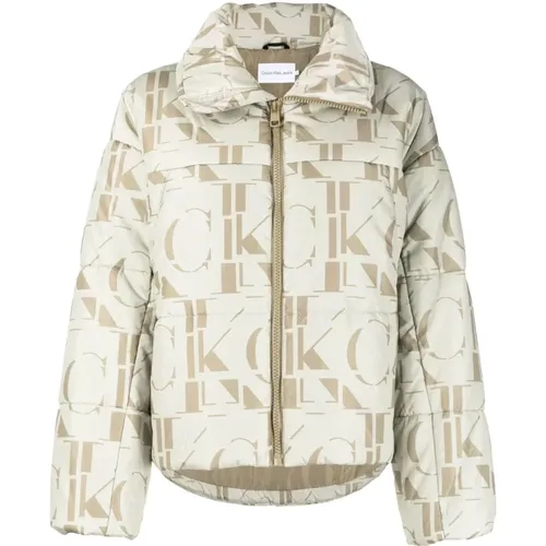Oversized puffer jacket , female, Sizes: L, XS, M, S - Calvin Klein Jeans - Modalova