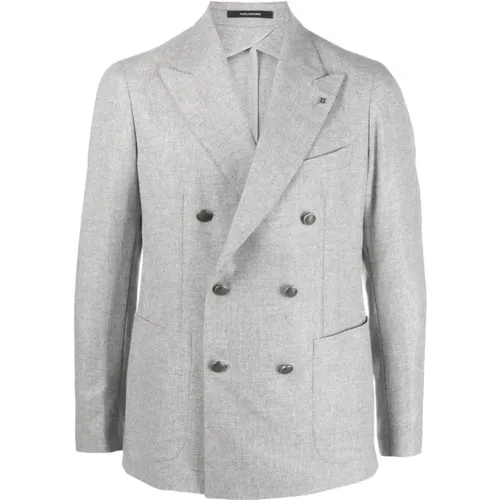 Grey Outerwear Jacket for Men , male, Sizes: 2XL - Tagliatore - Modalova