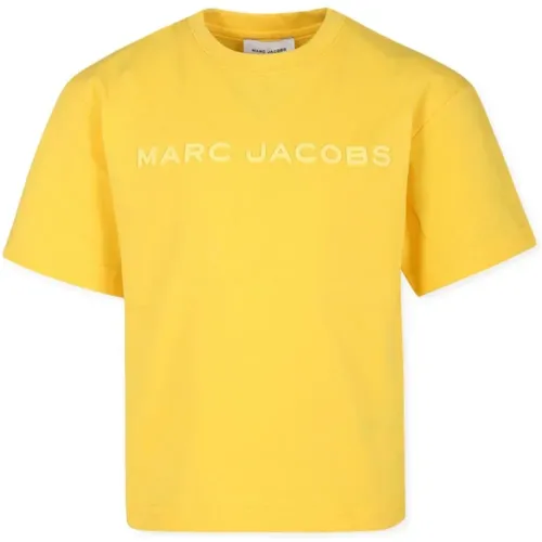 Gelbes Baumwoll-Logo T-Shirt - Marc Jacobs - Modalova