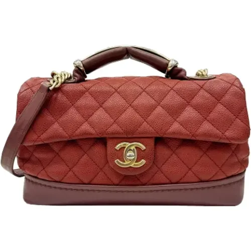 Pre-owned Leather chanel-bags , female, Sizes: ONE SIZE - Chanel Vintage - Modalova