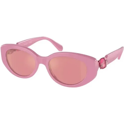 Sunglasses , female, Sizes: 53 MM - Swarovski - Modalova