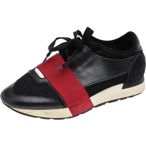 Pre-owned Stoff sneakers - Balenciaga Vintage - Modalova