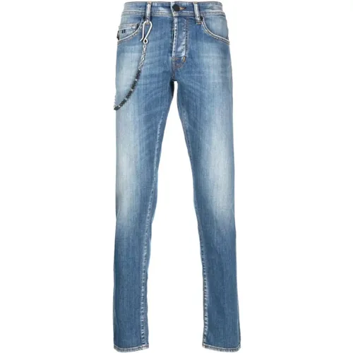 Blaue Straight Jeans Casual Style - Tramarossa - Modalova