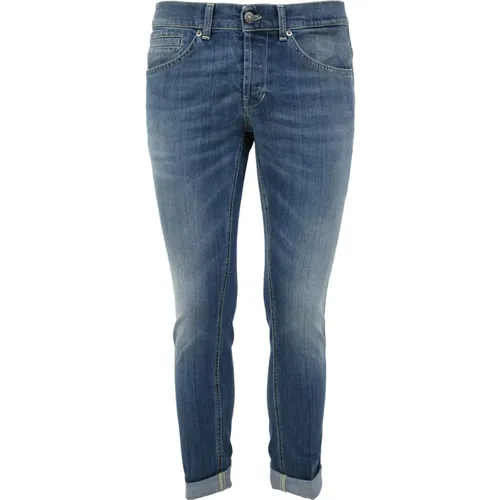 Denim George Slim-fit Jeans , male, Sizes: W38 - Dondup - Modalova