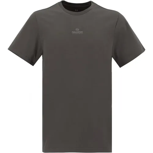 Essentielles Baumwoll-T-Shirt mit Frontdruck , Herren, Größe: S - Parajumpers - Modalova