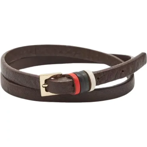 Pre-owned Leather bracelets , female, Sizes: ONE SIZE - Carolina Herrera Pre-owned - Modalova