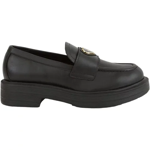 Schwarzer Schuh , Damen, Größe: 41 EU - Love Moschino - Modalova