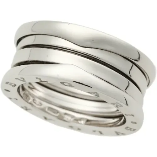 Pre-owned White Gold rings , female, Sizes: ONE SIZE - Bvlgari Vintage - Modalova