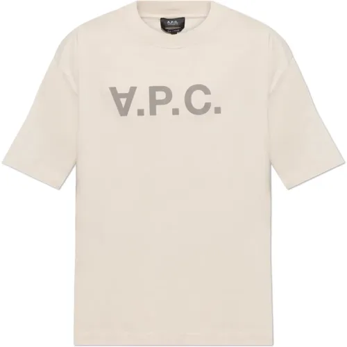 T-shirt Grand , Herren, Größe: XL - A.P.C. - Modalova