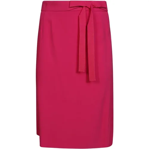 Stretch Frisottino Skirt , female, Sizes: XS - RED Valentino - Modalova