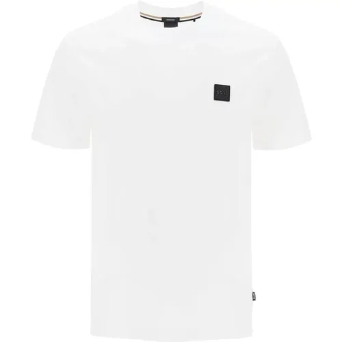 T-Shirt mit Patch-Design , Herren, Größe: XL - Boss - Modalova