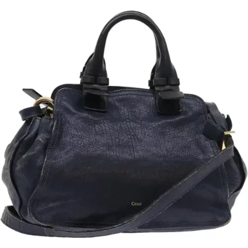 Pre-owned Leder Schultertasche , Damen, Größe: ONE Size - Chloé Pre-owned - Modalova