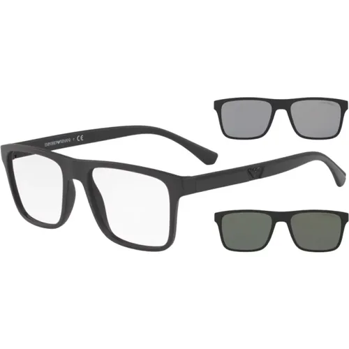 Stylish Sunglasses for Sunny Days , male, Sizes: 52 MM - Emporio Armani - Modalova