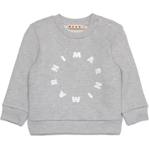 Sweatshirt mit rundem Logo Marni - Marni - Modalova
