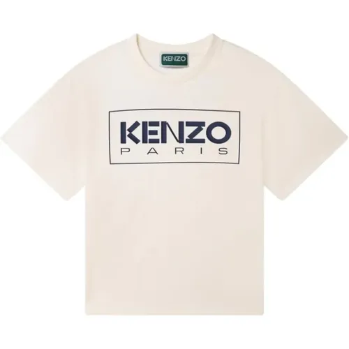 Jungen Kurzarm T-Shirt mit Logo - Kenzo - Modalova