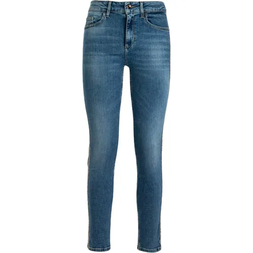 Damen Blaue Denim Skinny Jeans - Liu Jo - Modalova