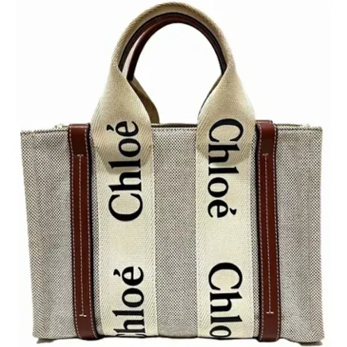 Pre-owned Canvas handbags , female, Sizes: ONE SIZE - Chloé Pre-owned - Modalova