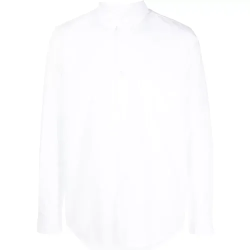 Edouard Logo Button-Down Hemd , Herren, Größe: S - A.P.C. - Modalova