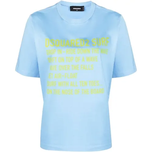 T-Shirts , Damen, Größe: L - Dsquared2 - Modalova