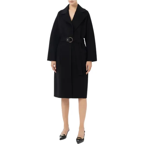 Midi Coat , female, Sizes: 3XS, XS, S, M - Elisabetta Franchi - Modalova