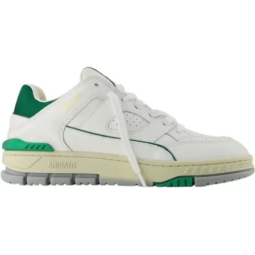 Area Lo Sneaker in Green Leather , male, Sizes: 8 UK, 9 UK - Axel Arigato - Modalova