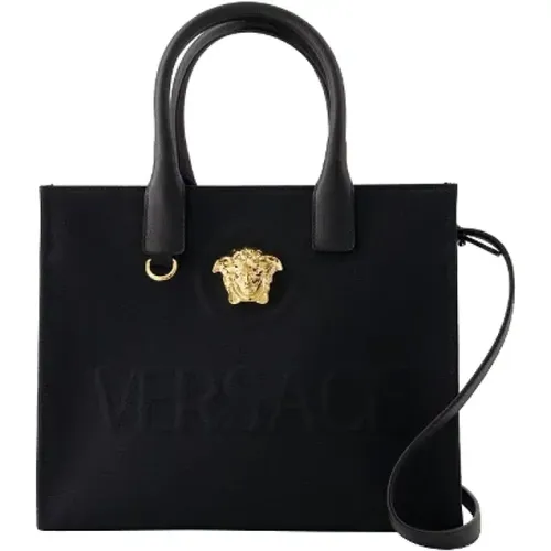 Cotton handbags , female, Sizes: ONE SIZE - Versace - Modalova