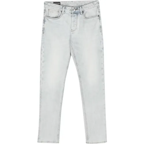 Clear Slim Cut Jeans , male, Sizes: W33, W34, W32, W36, W31, W38 - Emporio Armani - Modalova