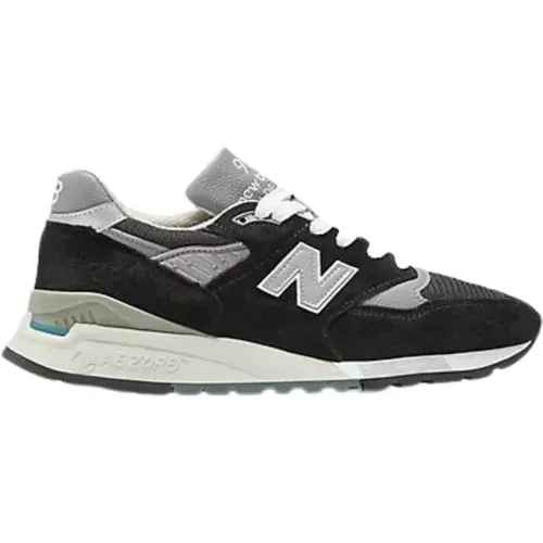 Flat Shoes 998 Made in USA , male, Sizes: 6 1/2 UK, 8 UK, 12 1/2 UK, 10 UK, 9 UK, 8 1/2 UK - New Balance - Modalova