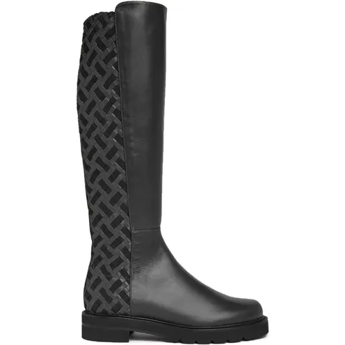 Wicka Lift Leather Ankle Boots , female, Sizes: 3 UK - Stuart Weitzman - Modalova