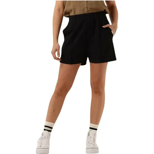 Schwarze Shorts für Damen , Damen, Größe: M - Penn&Ink N.Y - Modalova