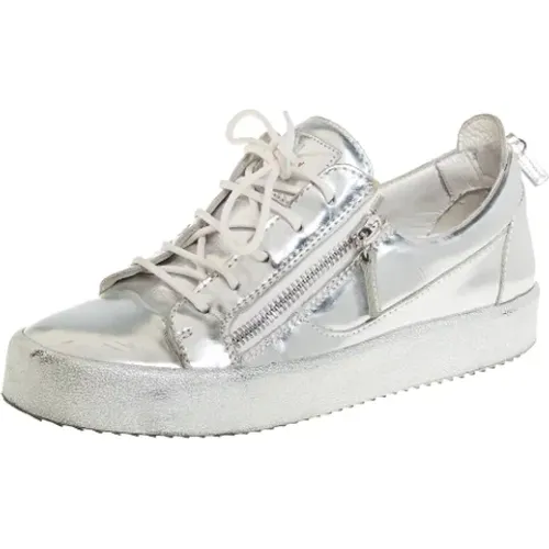 Pre-owned Leather sneakers , female, Sizes: 7 UK - Giuseppe Zanotti Pre-owned - Modalova