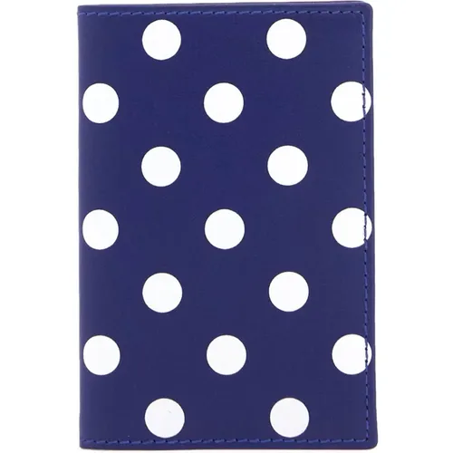 Geldbörse mit Polka-Dots aus Leder - Comme des Garçons - Modalova