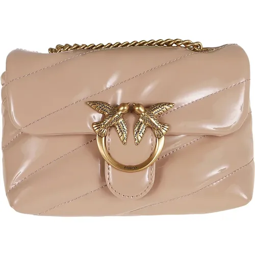 Antik Gold Love Puff Baby Clutch - pinko - Modalova