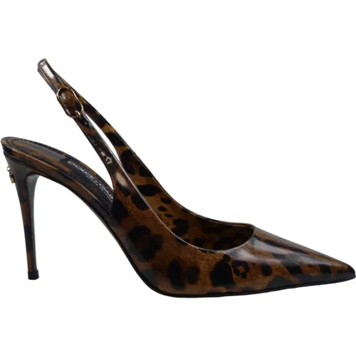 Heeled Shoes , female, Sizes: 5 1/2 UK, 4 UK, 3 UK, 3 1/2 UK, 6 UK, 5 UK - Dolce & Gabbana - Modalova