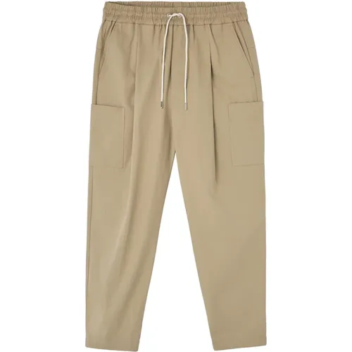 Cropped Cargo Trousers , male, Sizes: L, XL - Drole de Monsieur - Modalova